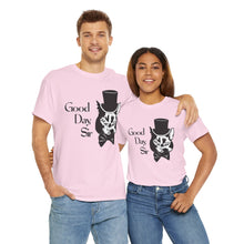 Load image into Gallery viewer, Fancy Cat Cotton Tee (Various Colors)