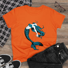 Load image into Gallery viewer, Mermaid Women's Cotton Tee (Various Colors)