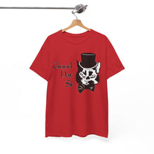 Load image into Gallery viewer, Fancy Cat Cotton Tee (Various Colors)