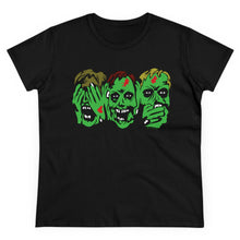 Load image into Gallery viewer, 3 Zombies Women's Cotton Tee