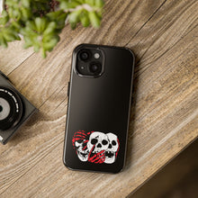 Load image into Gallery viewer, 3 Skulls (With Red) Tough Phone Case (Samsung & iPhone)