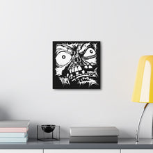 Load image into Gallery viewer, Stretched Monster Face Canvas Print (Various Sizes)