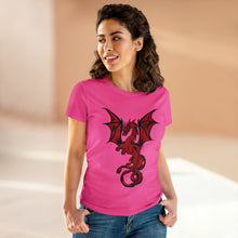 Load image into Gallery viewer, Dragon Women's Cotton Tee (Various Colors)
