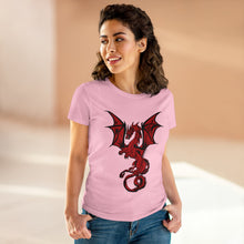 Load image into Gallery viewer, Dragon Women's Cotton Tee (Various Colors)