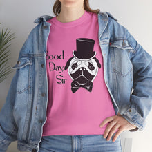 Load image into Gallery viewer, Fancy Pug Cotton Tee (Various Colors)