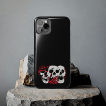 Load image into Gallery viewer, 3 Skulls (With Red) Tough Phone Case (Samsung & iPhone)