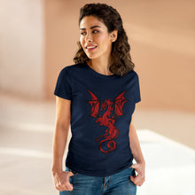 Load image into Gallery viewer, Dragon Women's Cotton Tee (Various Colors)
