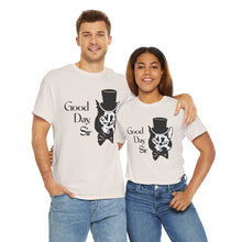 Load image into Gallery viewer, Fancy Cat Cotton Tee (Various Colors)