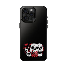 Load image into Gallery viewer, 3 Skulls (With Red) Tough Phone Case (Samsung & iPhone)