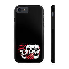 Load image into Gallery viewer, 3 Skulls (With Red) Tough Phone Case (Samsung & iPhone)