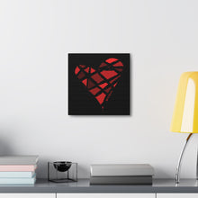 Load image into Gallery viewer, Red Heart Canvas Print (Various Sizes)