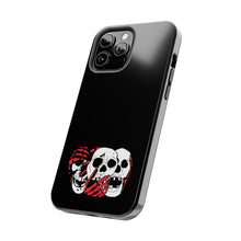 Load image into Gallery viewer, 3 Skulls (With Red) Tough Phone Case (Samsung & iPhone)