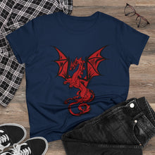 Load image into Gallery viewer, Dragon Women's Cotton Tee (Various Colors)