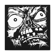 Load image into Gallery viewer, Stretched Monster Face Canvas Print (Various Sizes)