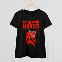 Load image into Gallery viewer, Wash Your Hands Women's Cotton Tee