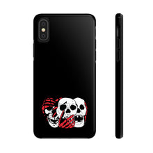 Load image into Gallery viewer, 3 Skulls (With Red) Tough Phone Case (Samsung & iPhone)