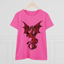 Load image into Gallery viewer, Dragon Women's Cotton Tee (Various Colors)