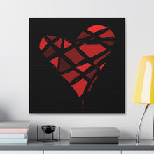 Load image into Gallery viewer, Red Heart Canvas Print (Various Sizes)