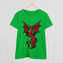 Load image into Gallery viewer, Dragon Women's Cotton Tee (Various Colors)