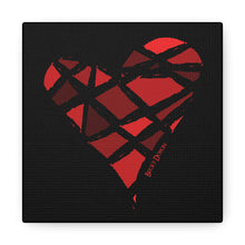 Load image into Gallery viewer, Red Heart Canvas Print (Various Sizes)