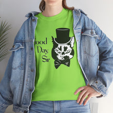 Load image into Gallery viewer, Fancy Cat Cotton Tee (Various Colors)