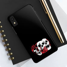 Load image into Gallery viewer, 3 Skulls (With Red) Tough Phone Case (Samsung & iPhone)