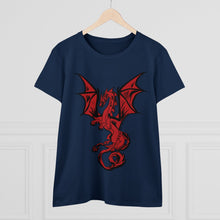 Load image into Gallery viewer, Dragon Women's Cotton Tee (Various Colors)