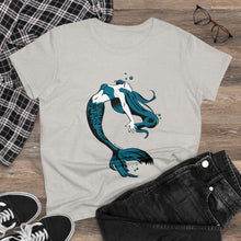 Load image into Gallery viewer, Mermaid Women's Cotton Tee (Various Colors)