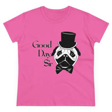 Load image into Gallery viewer, Fancy Pug Women's Cotton Tee (Various Colors)