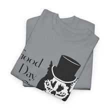 Load image into Gallery viewer, Fancy Cat Cotton Tee (Various Colors)