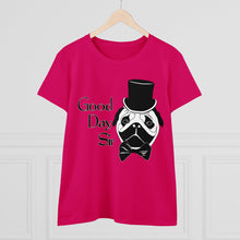 Load image into Gallery viewer, Fancy Pug Women's Cotton Tee (Various Colors)