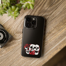 Load image into Gallery viewer, 3 Skulls (With Red) Tough Phone Case (Samsung & iPhone)