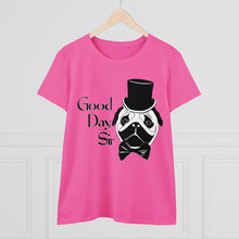 Load image into Gallery viewer, Fancy Pug Women's Cotton Tee (Various Colors)