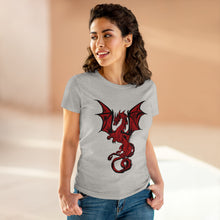 Load image into Gallery viewer, Dragon Women's Cotton Tee (Various Colors)
