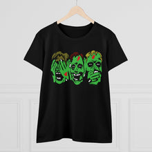 Load image into Gallery viewer, 3 Zombies Women's Cotton Tee