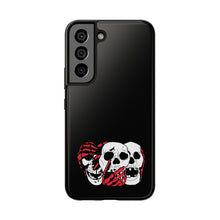 Load image into Gallery viewer, 3 Skulls (With Red) Tough Phone Case (Samsung & iPhone)