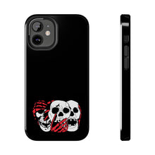 Load image into Gallery viewer, 3 Skulls (With Red) Tough Phone Case (Samsung & iPhone)