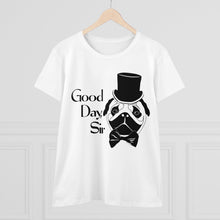 Load image into Gallery viewer, Fancy Pug Women's Cotton Tee (Various Colors)