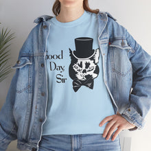Load image into Gallery viewer, Fancy Cat Cotton Tee (Various Colors)