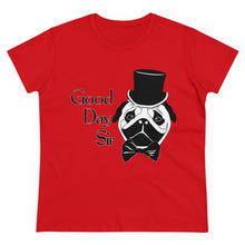 Load image into Gallery viewer, Fancy Pug Women's Cotton Tee (Various Colors)