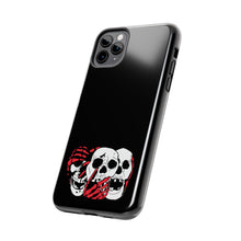 Load image into Gallery viewer, 3 Skulls (With Red) Tough Phone Case (Samsung & iPhone)