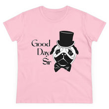 Load image into Gallery viewer, Fancy Pug Women's Cotton Tee (Various Colors)