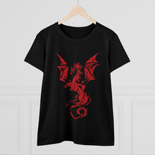 Load image into Gallery viewer, Dragon Women's Cotton Tee (Various Colors)