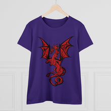 Load image into Gallery viewer, Dragon Women's Cotton Tee (Various Colors)