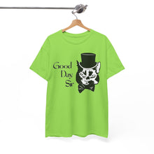 Load image into Gallery viewer, Fancy Cat Cotton Tee (Various Colors)