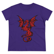 Load image into Gallery viewer, Dragon Women's Cotton Tee (Various Colors)