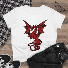 Load image into Gallery viewer, Dragon Women's Cotton Tee (Various Colors)