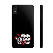 Load image into Gallery viewer, 3 Skulls (With Red) Tough Phone Case (Samsung & iPhone)