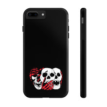 Load image into Gallery viewer, 3 Skulls (With Red) Tough Phone Case (Samsung & iPhone)