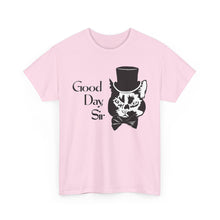 Load image into Gallery viewer, Fancy Cat Cotton Tee (Various Colors)